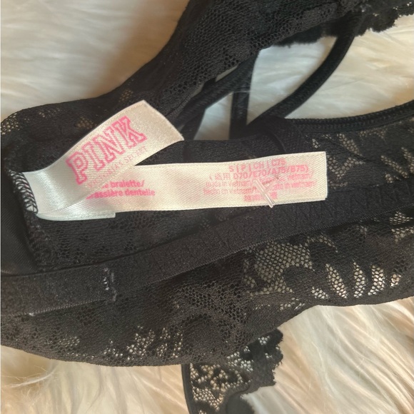 VS PINK Black Lace Bralette - Picture 5 of 5
